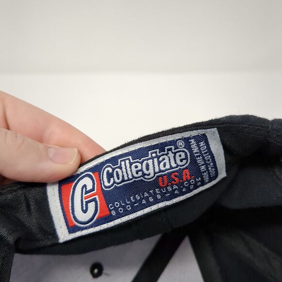 100 Utility Years Strapback Hat Black One Size Adjustable Embroidered - Picture 8 of 8